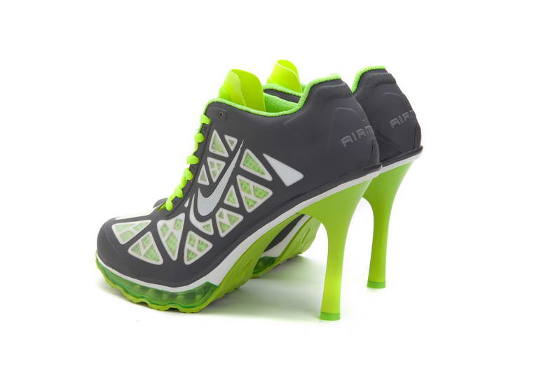 Amorti Nike Air femmes talons bottines gris vert (2)